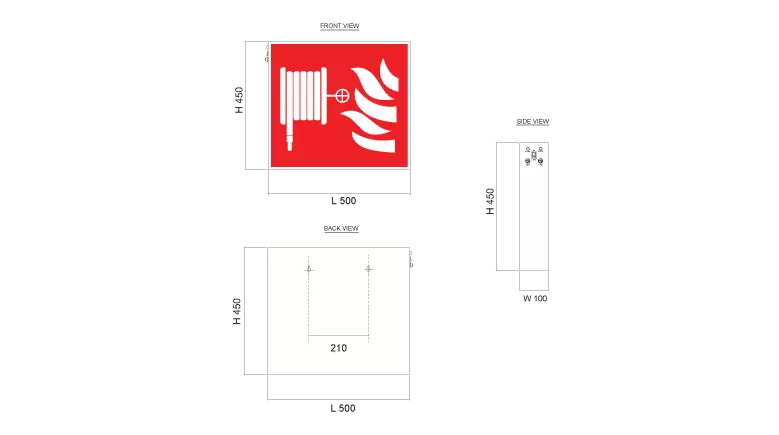 ป้ายไฟตู้ดับเพลิง อุบปกร์ฉุกเฉิน EXFH