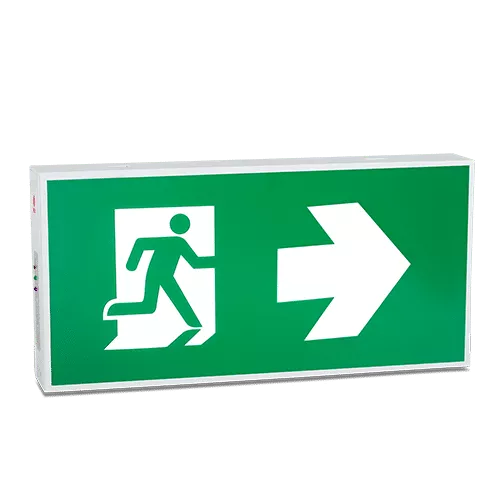 ป้ายทางหนีไฟ ป้ายทางออกฉุกเฉินพร้อมรีโมทคอนโทรล