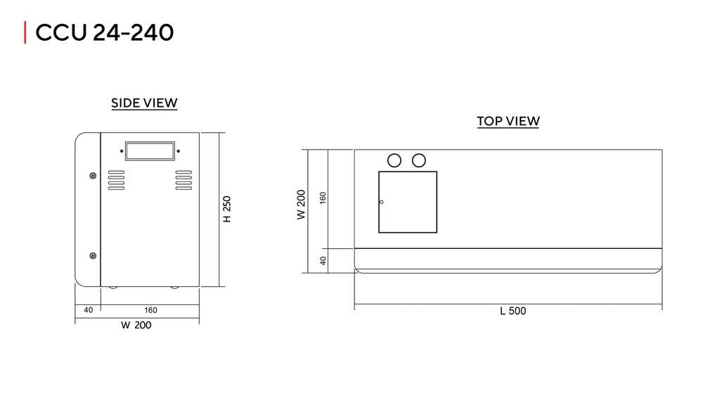 Dimension CCU 24-240 (Side View)18-06-21