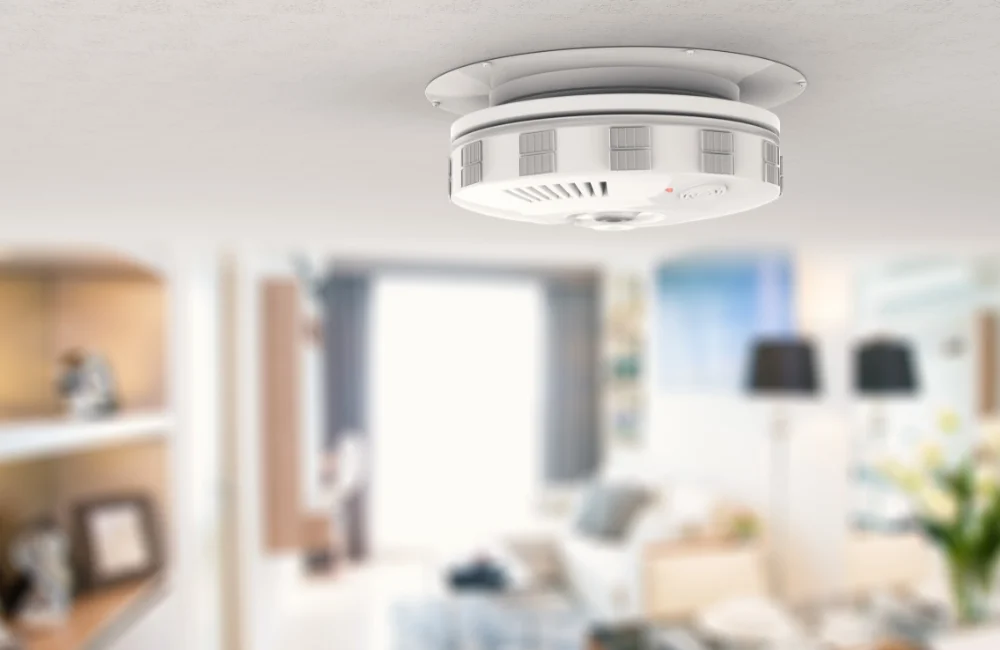 การติดตั้งเครื่องตรวจจับควัน